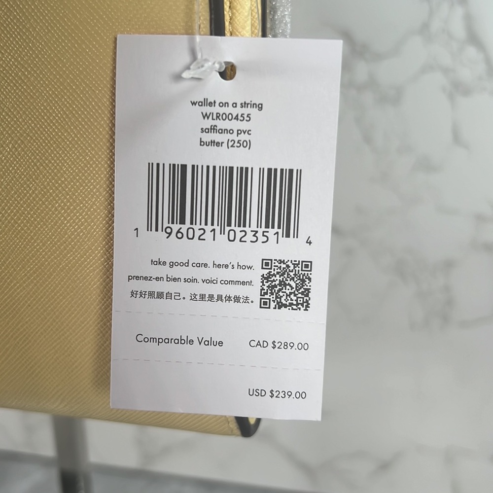 Kate Spade Dana Wallet on String Butter - Picture 15 of 16